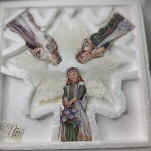 Bradford Exchange Heavenly Innocence 3 Ornaments Sixth Issue A1330 Angels